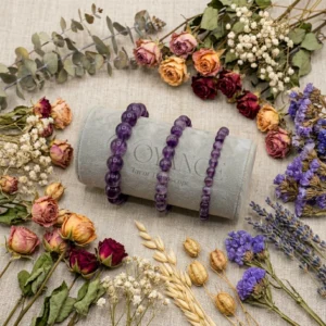 bracelet en améthyste